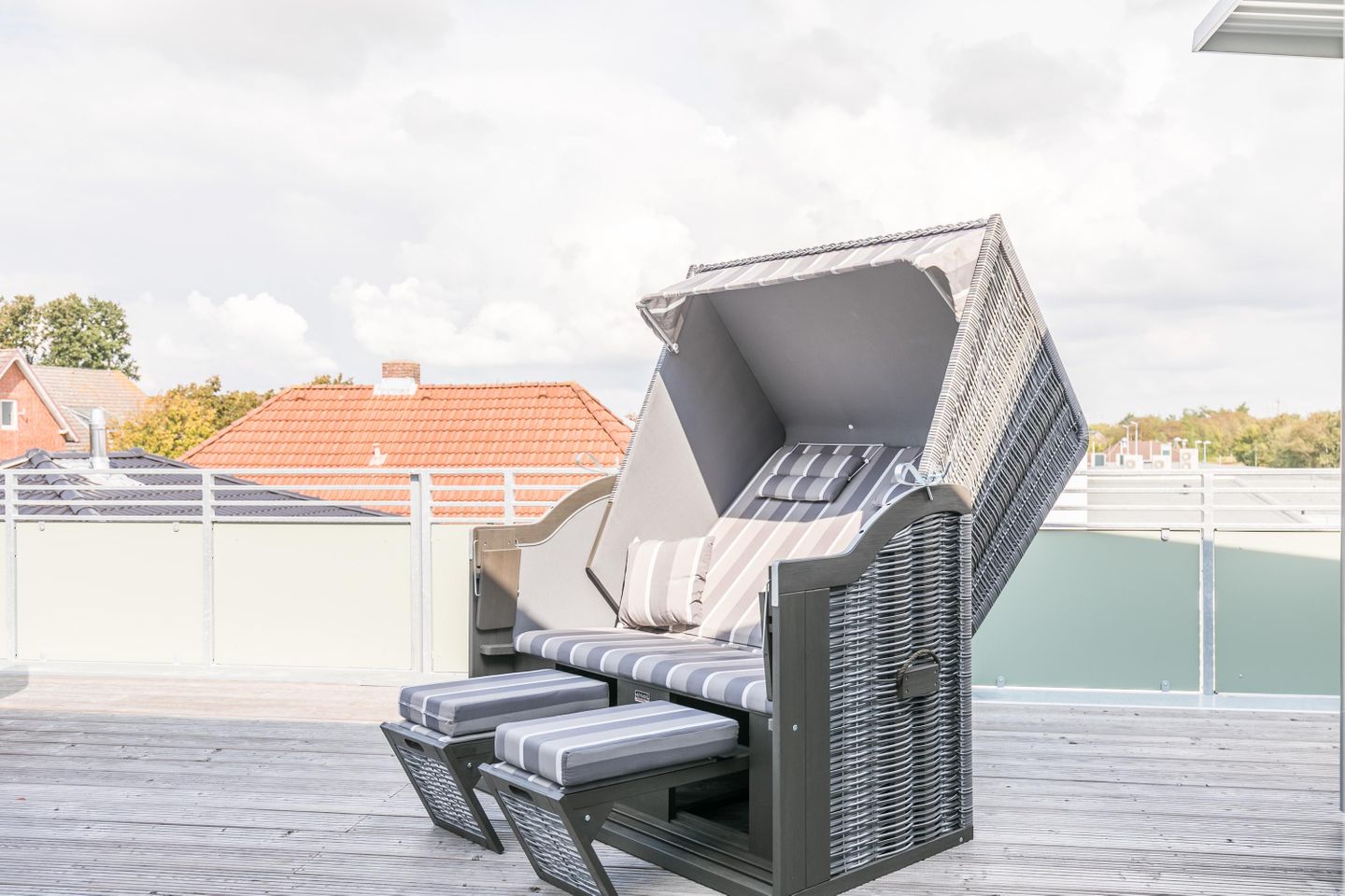 "MeerGenuss", Penthouse-WHG, Strandkorb