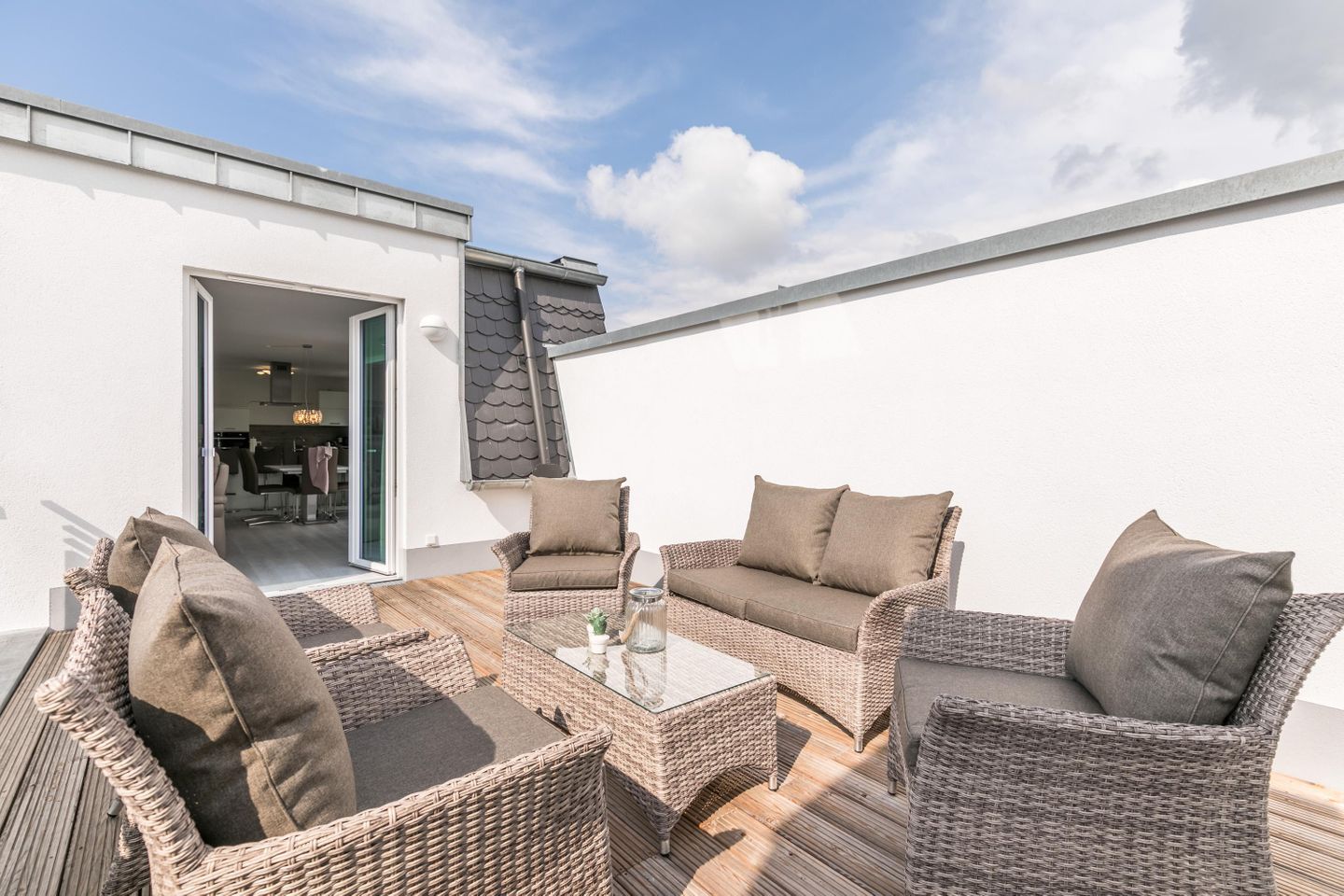 "MeerGenuss", Penthouse-WHG, Dachterrasse