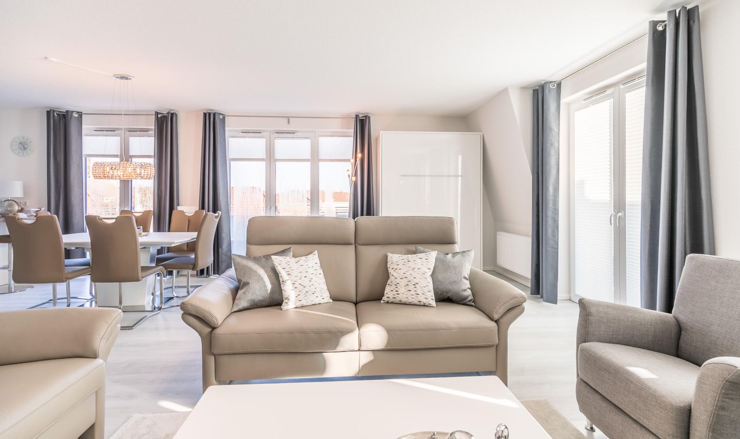 "MeerGenuss", Penthouse-WHG, Wohnzimmer