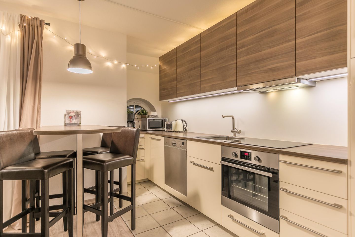 Ferienwohnung Schöne Aussicht Küchenzeile