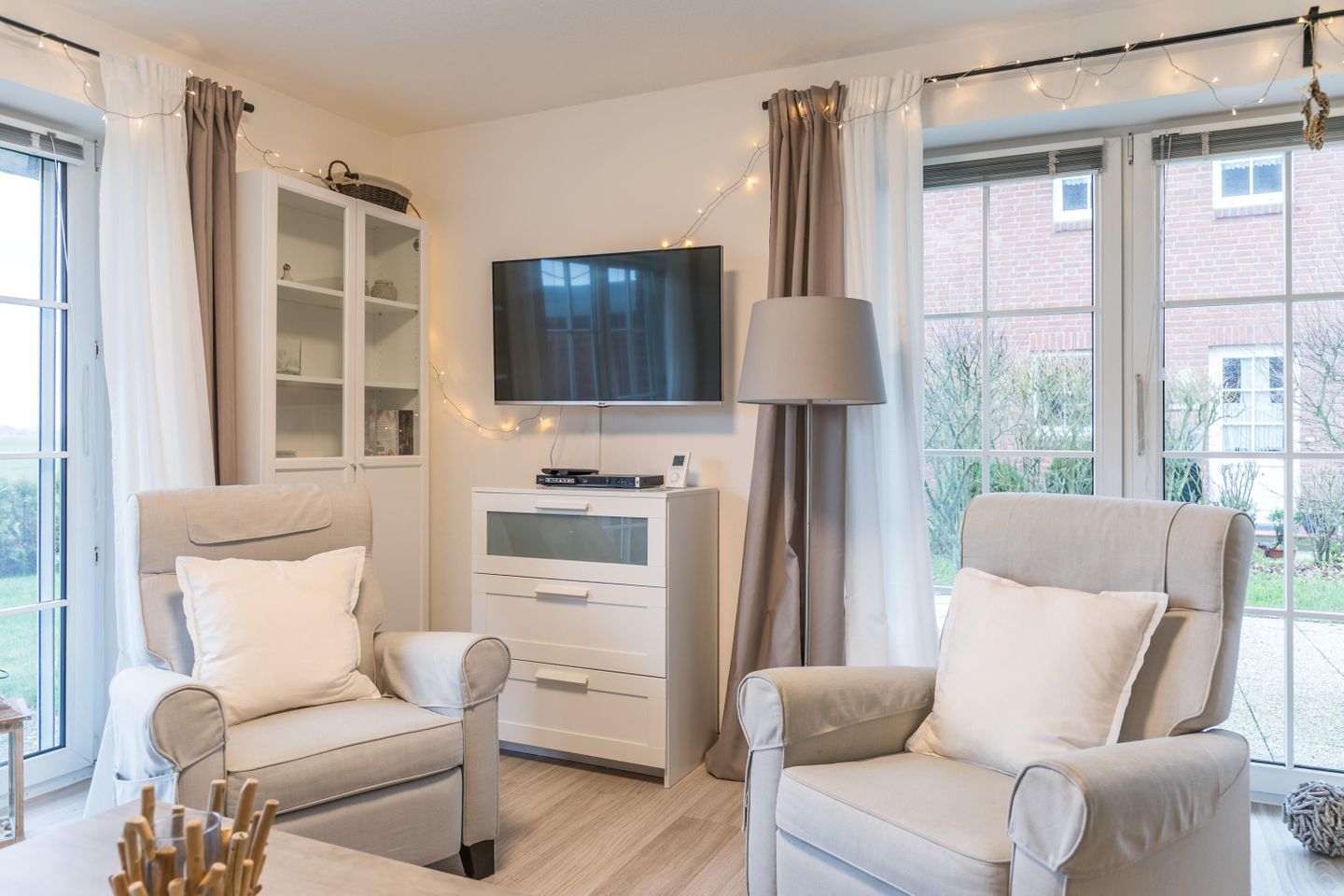 Ferienwohnung Schöne Aussicht Wohnzimmer