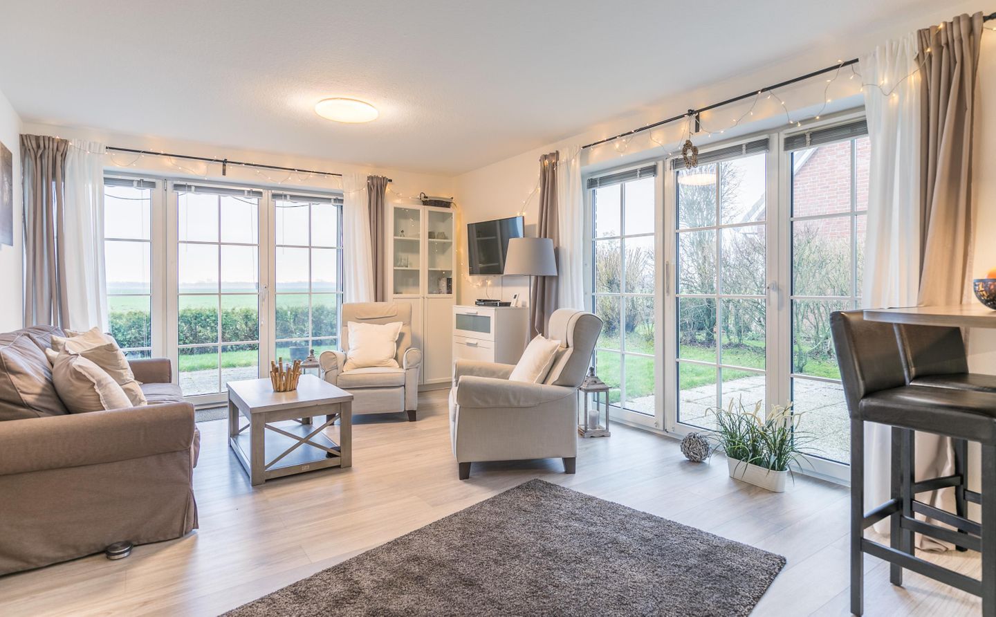 Ferienwohnung Schöne Aussicht Wohnzimmer