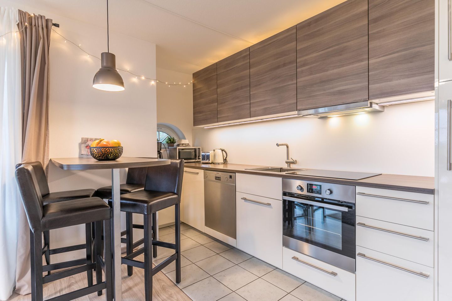 Ferienwohnung Schöne Aussicht Küchenzeile