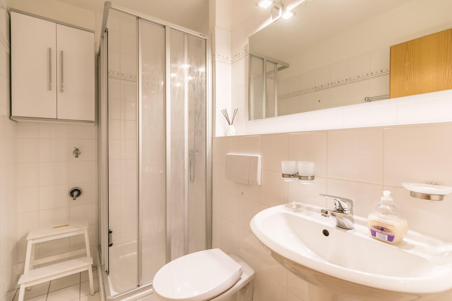 Ferienwohnung Schöne Aussicht Badezimmer