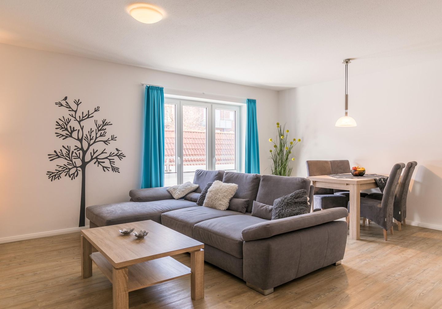 Haus Sand und Meer, Whg. 4, Wohnzimmer