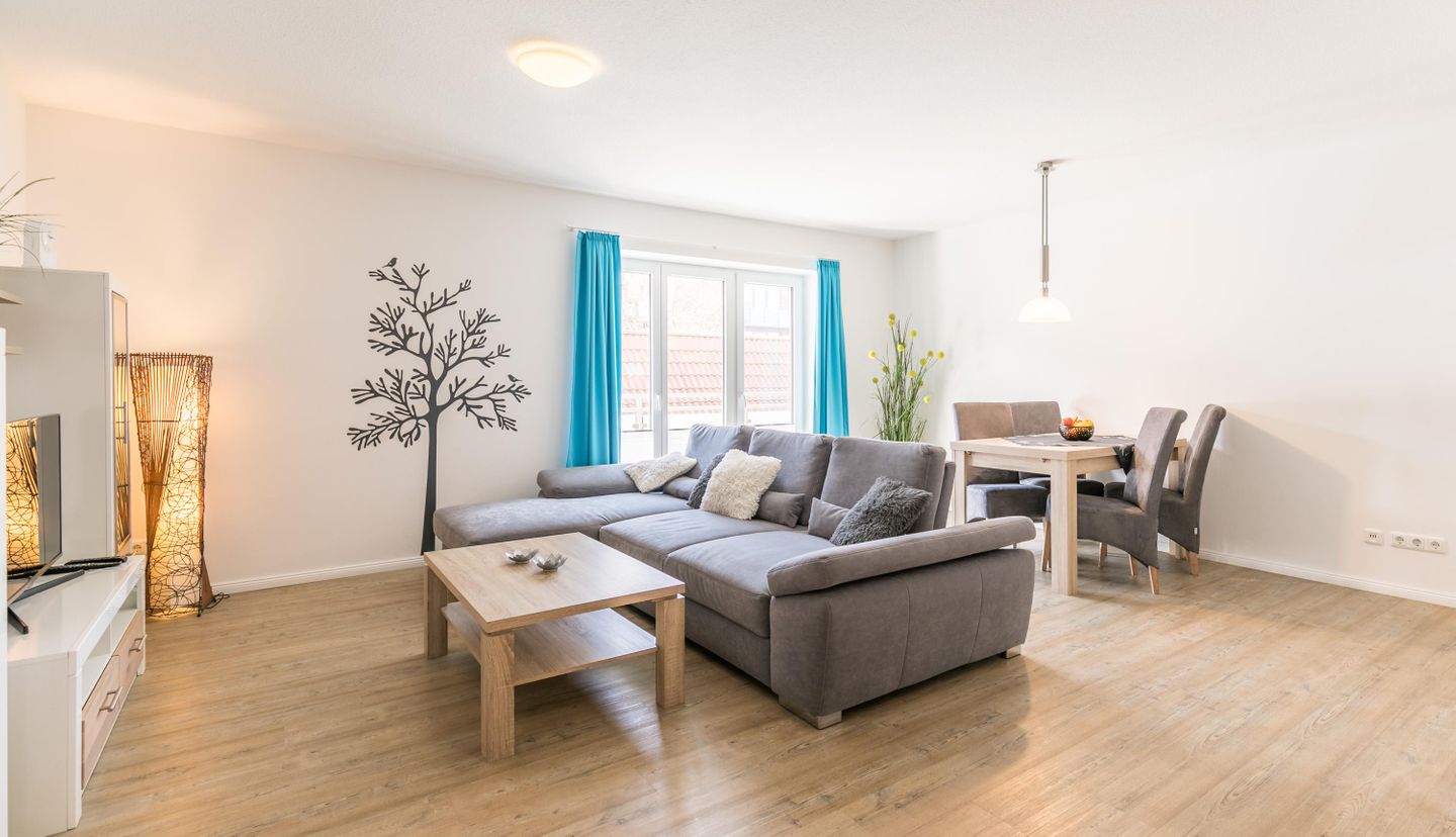 Haus Sand und Meer, Whg. 4,  Wohnzimmer