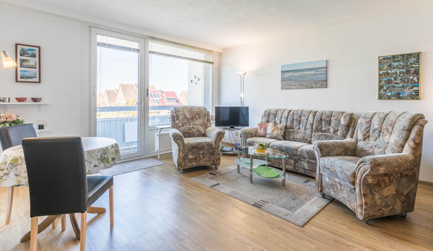 Nordseekante, Whg. 405 Wohnzimmer