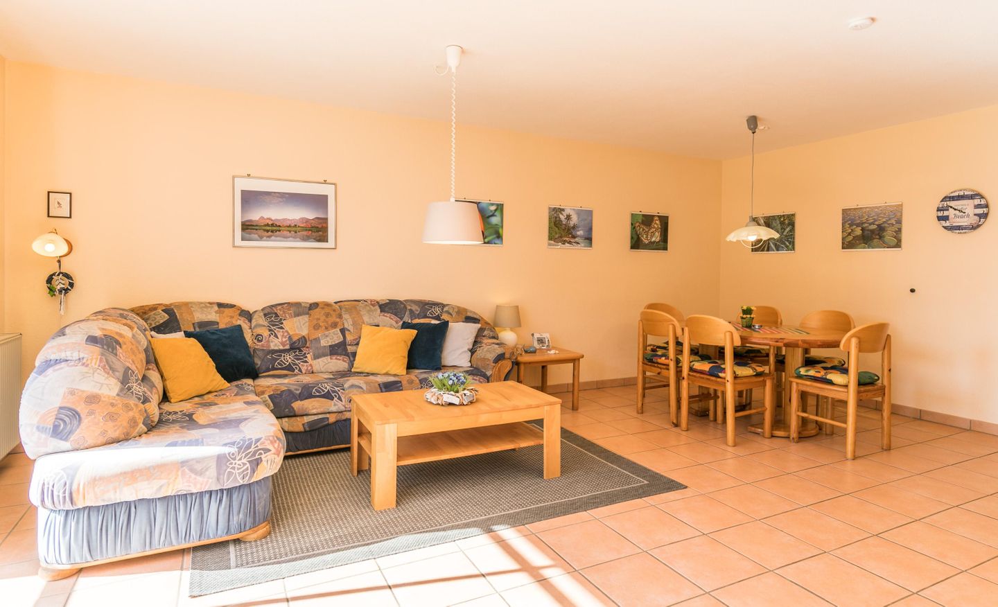 Ferienhaus Jaedicke Wohnzimmer