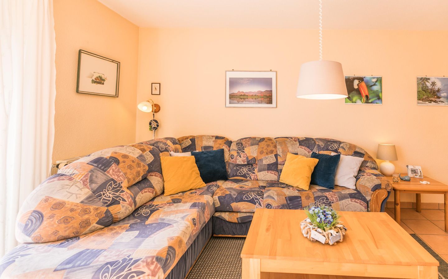 Ferienhaus Jaedicke Wohnzimmer