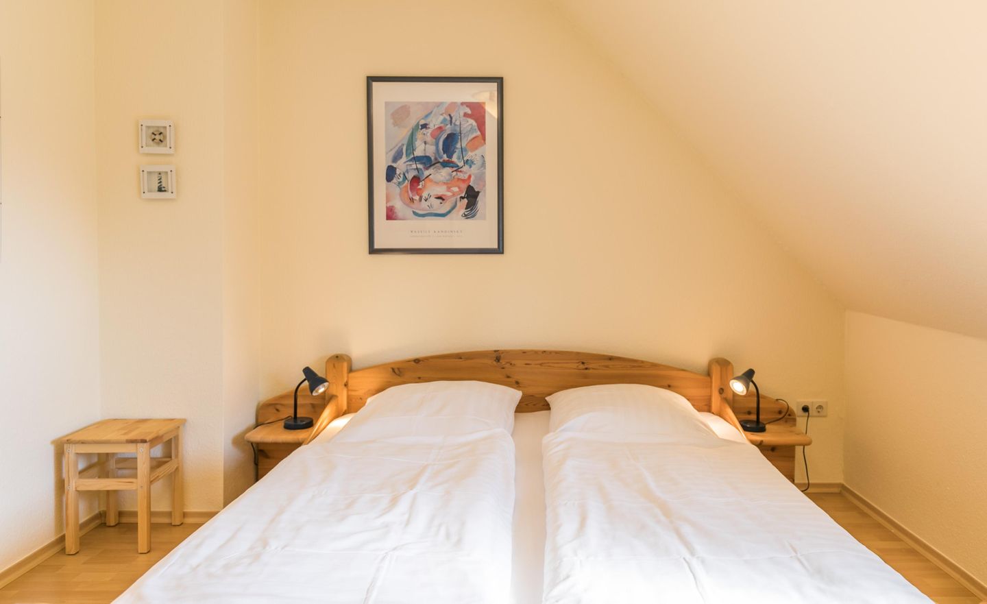 Ferienhaus Jaedicke Schlafzimmer 1