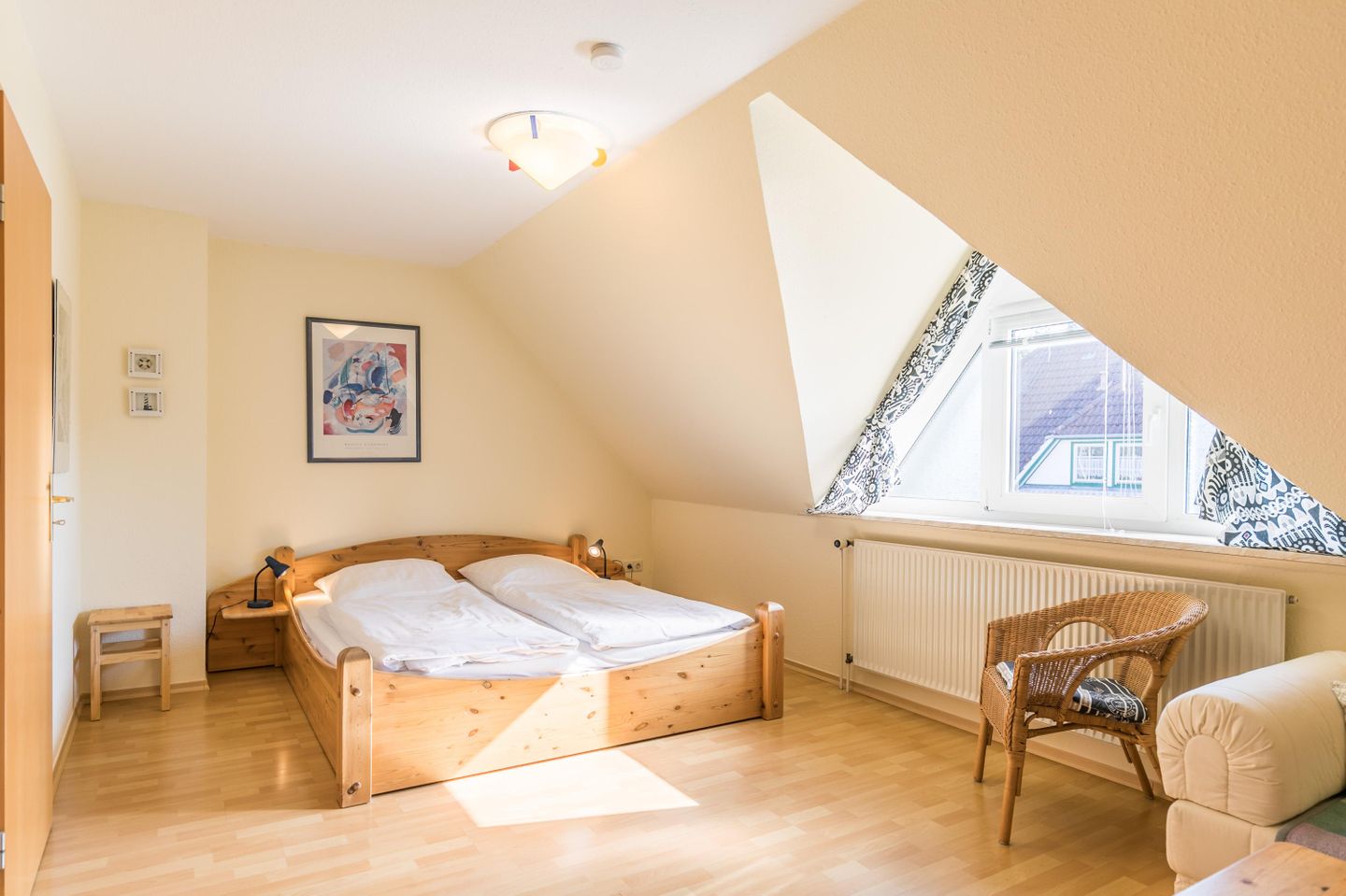Ferienhaus Jaedicke Schlafzimmer 1