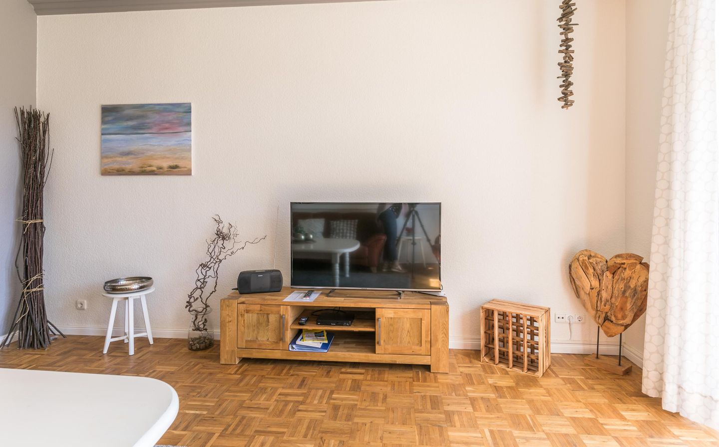 Ferienhaus Stinthus Wohnzimmer