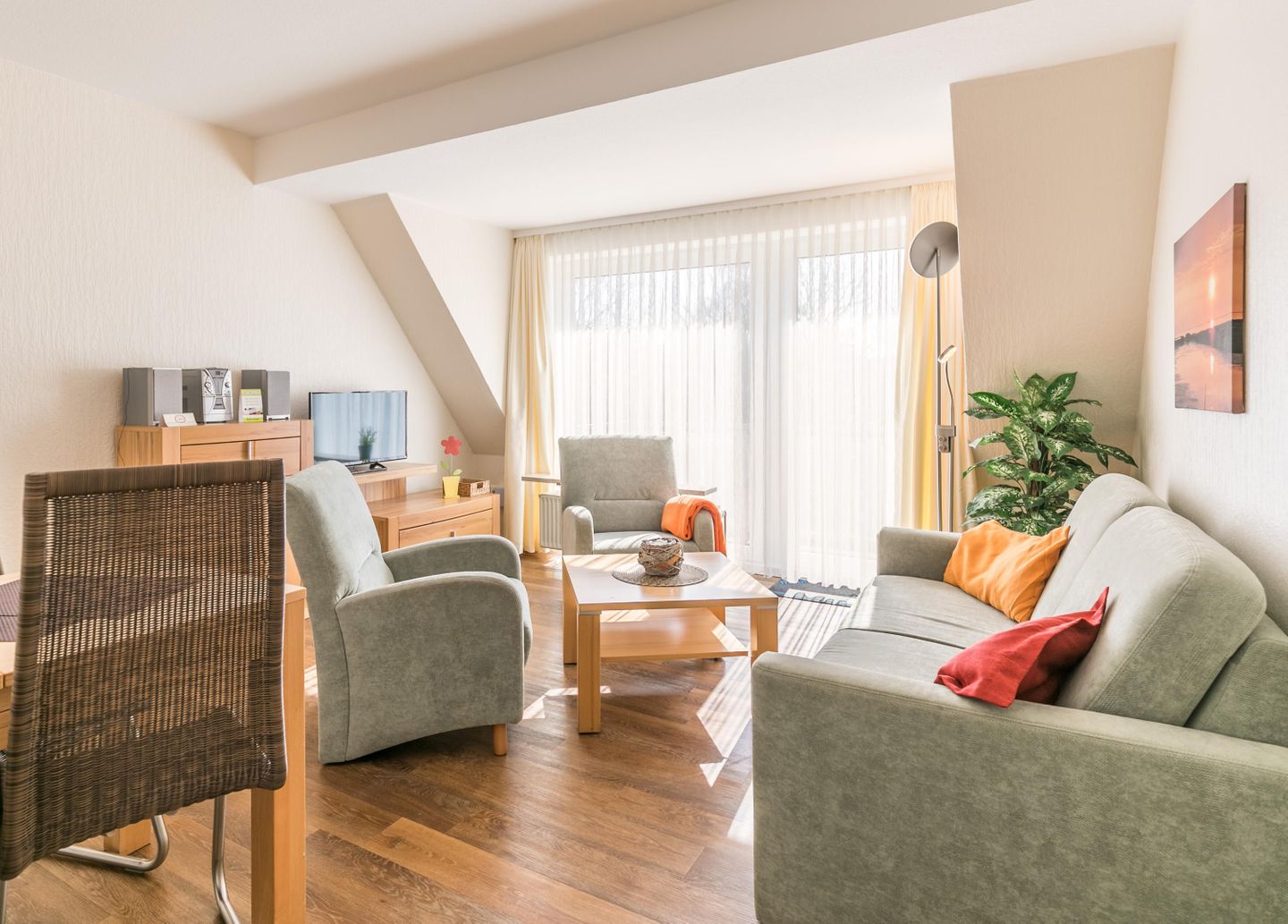 Abendrot Whg. 1 -  Wohnzimmer