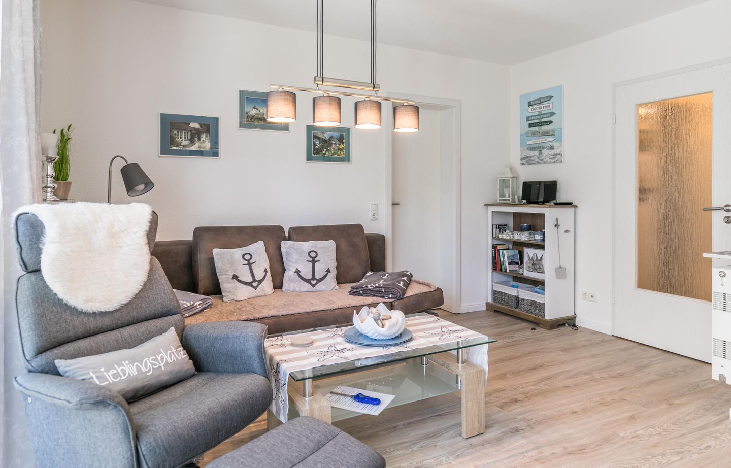 Haus Punzel, Whg. Seeperle Wohnzimmer