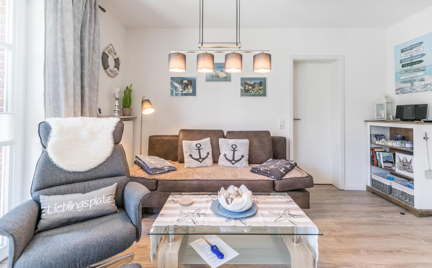 Haus Punzel, Whg. Seeperle Wohnzimmer