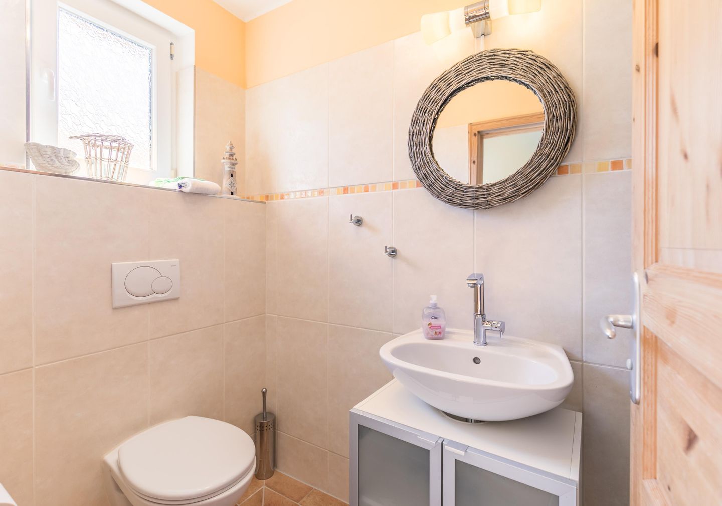Ferienhaus Wassermann 21b Bad