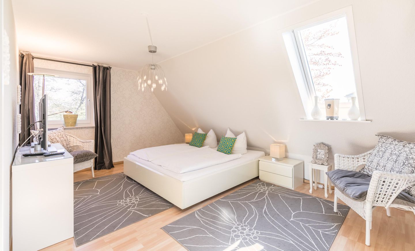 Ferienhaus Wassermann 21b Schlafzimmer