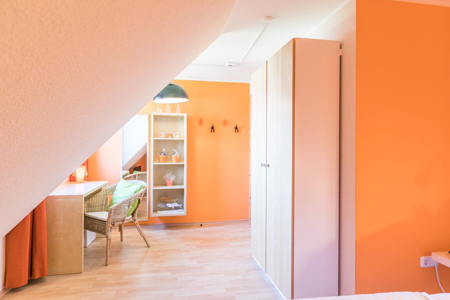 Ferienhaus Wassermann 21b Schlafzimmer
