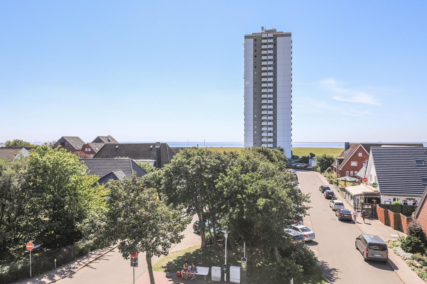 Haus Luv, Whg. 33 Ausblick vom Balkon