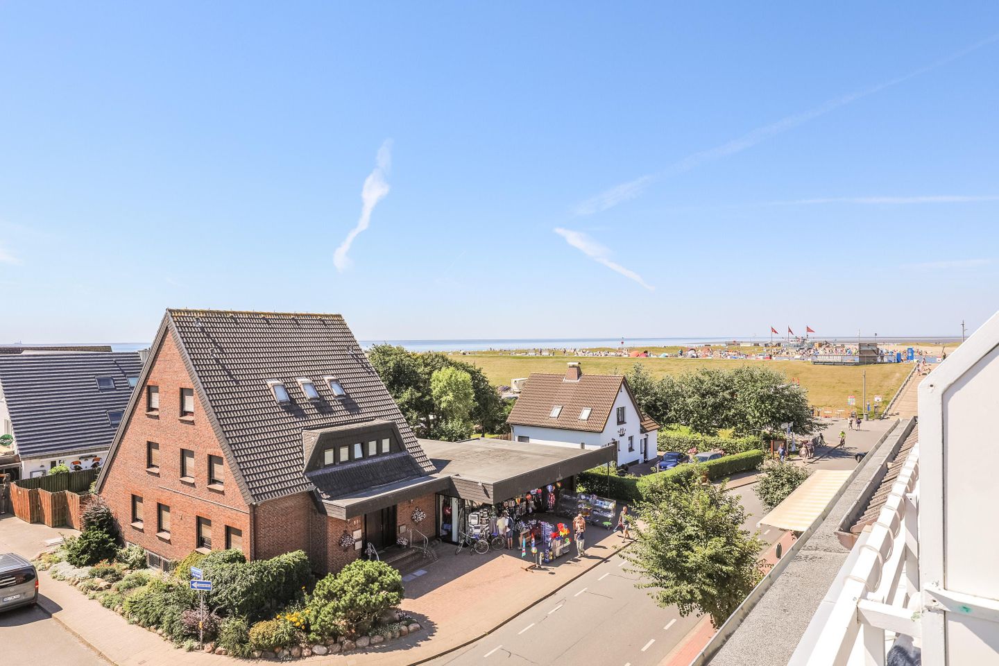 Haus Luv, Whg. 33 Ausblick Balkon