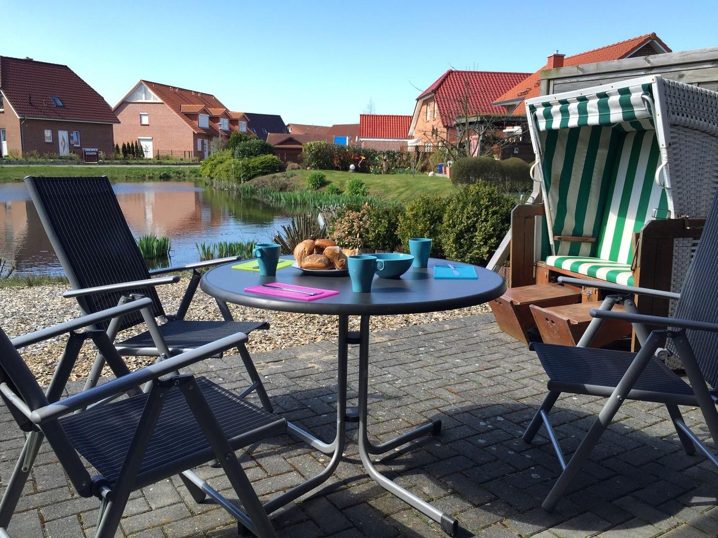 Haus am Teich, Whg. 1, Terrasse