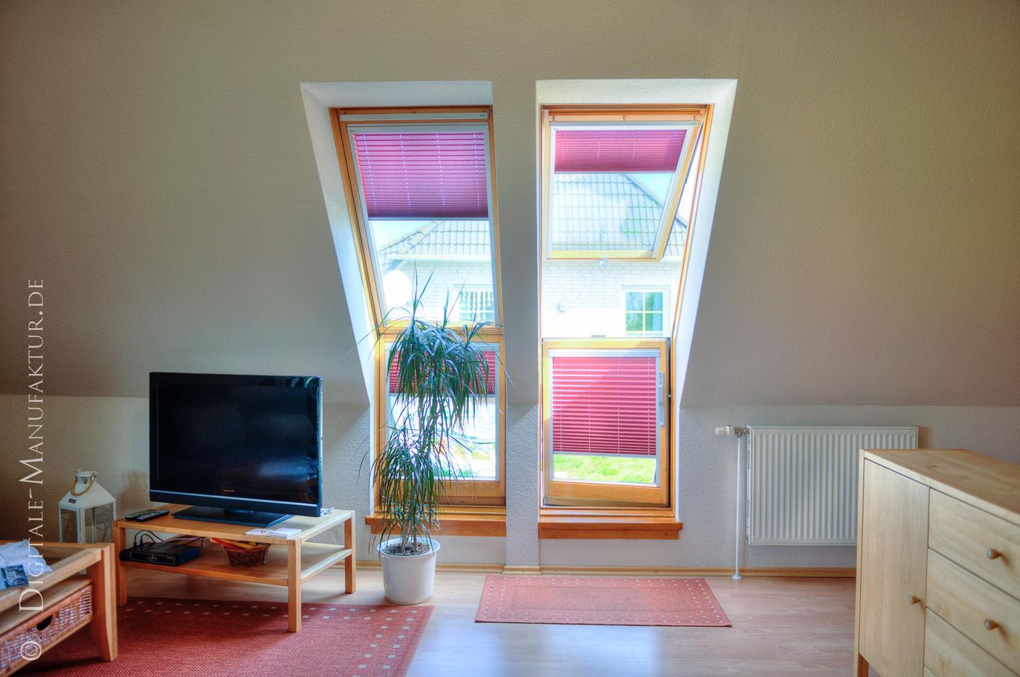 Haus Landblick Whg Balkonzimmer - Wohnzimmer