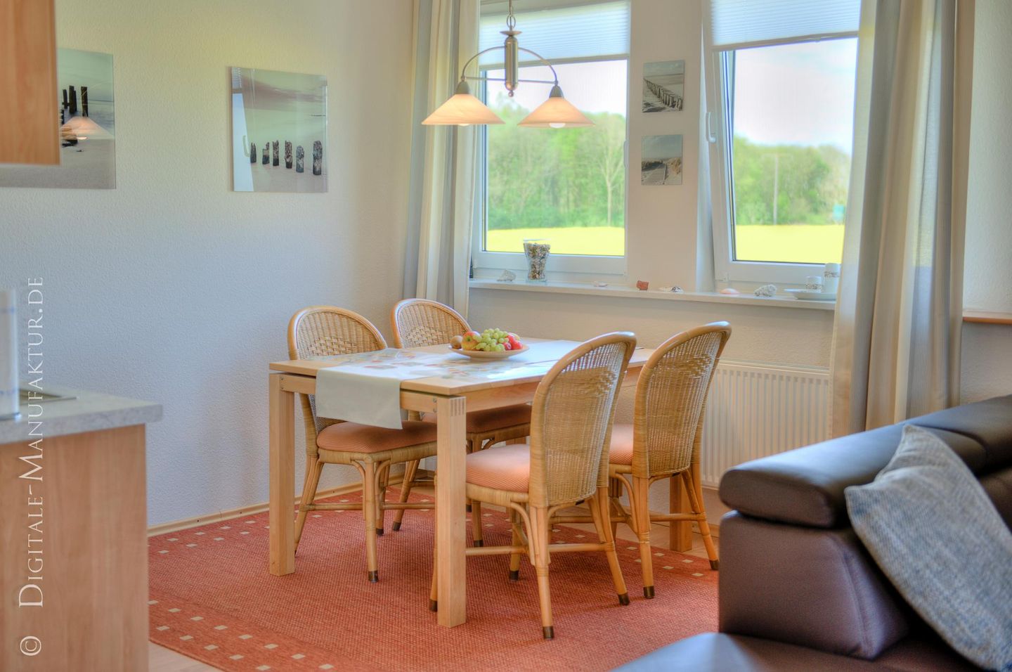 Haus Landblick Whg Balkonzimmer -Essbereich