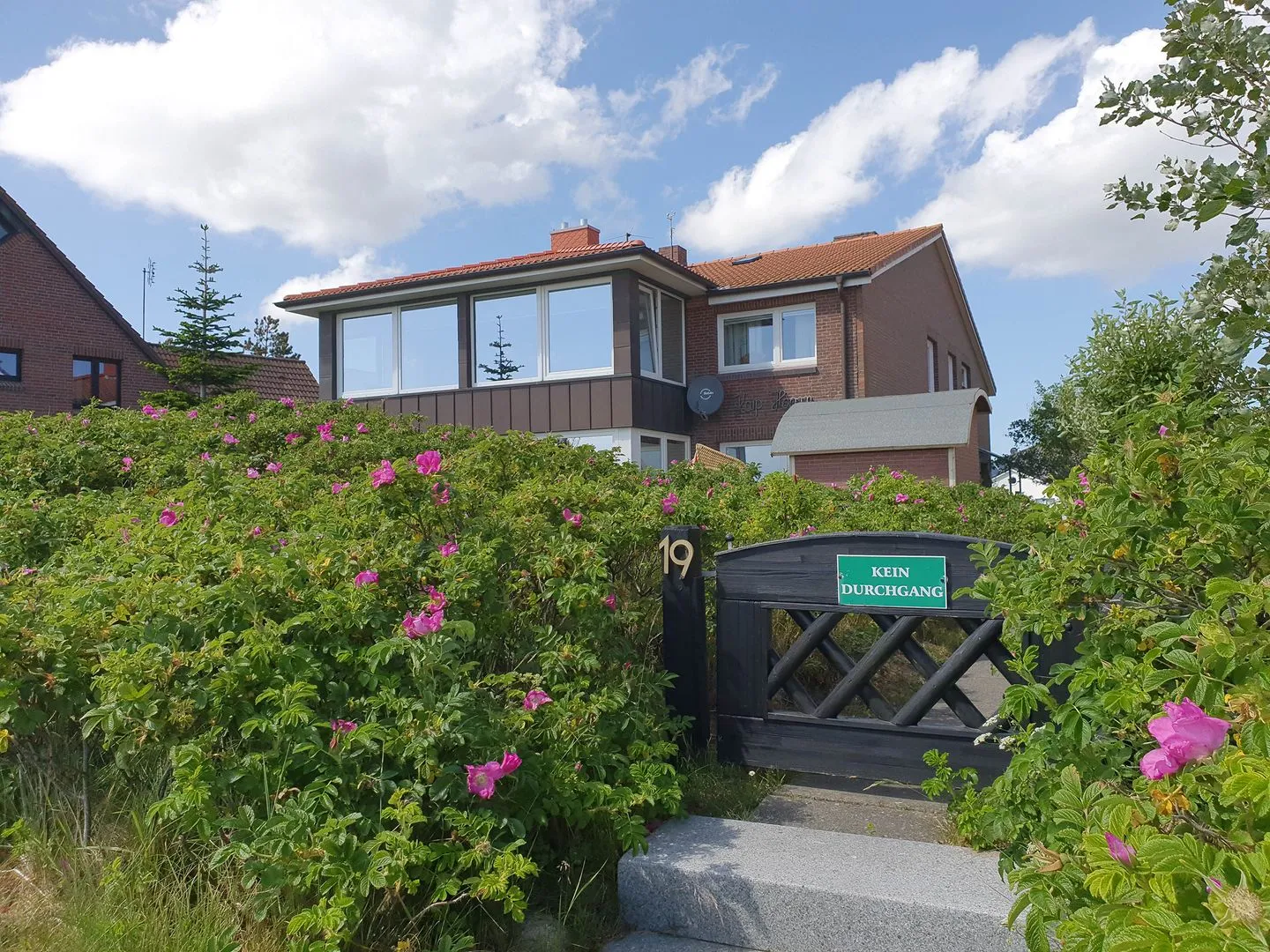 Haus Kap Hoorn Ferienwohnung Seeblick Wittdün auf Amrum - Haus Kap Hoorn in Wittdün, Privater Zugang über die Obere Wandelbahn
