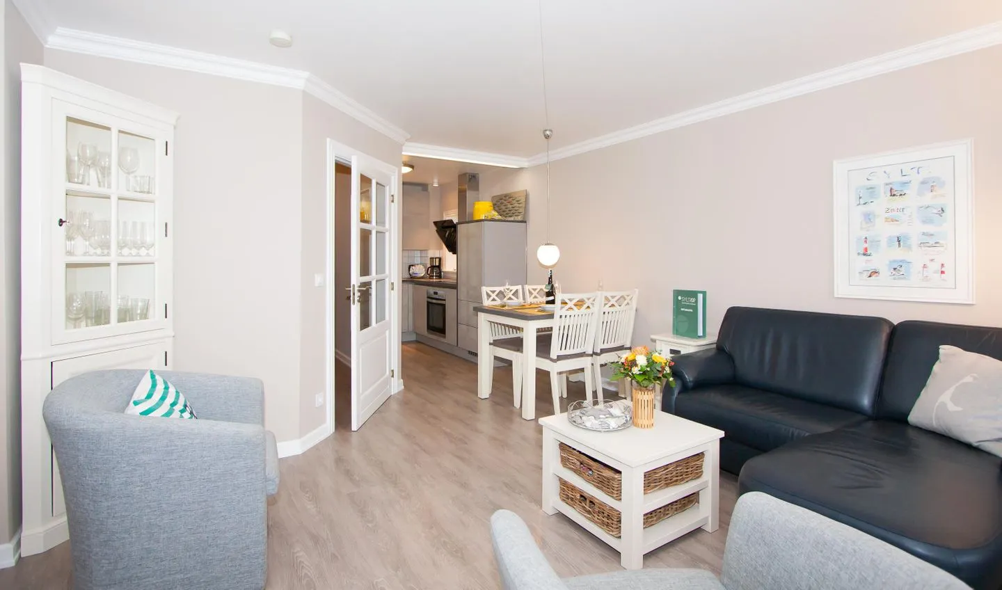 Am Heidepark, App. 3 E Wenningstedt - Wohnzimmer