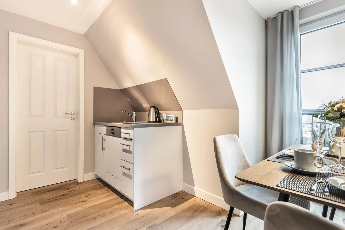 Strandgut Wohnung 8 Wenningstedt - Küche / Küchenzeile