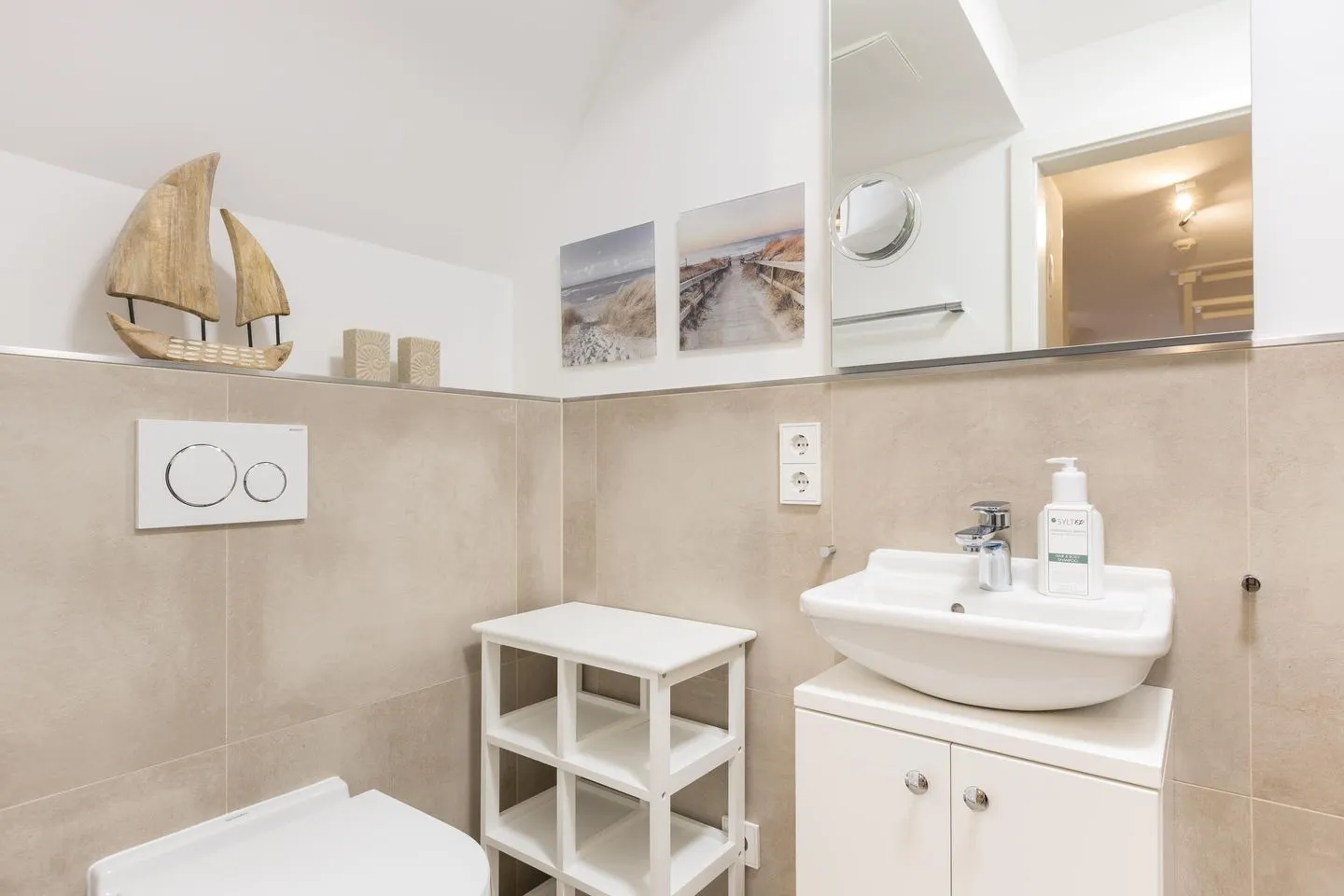 Strandgut Wohnung 10 Wenningstedt - Badezimmer