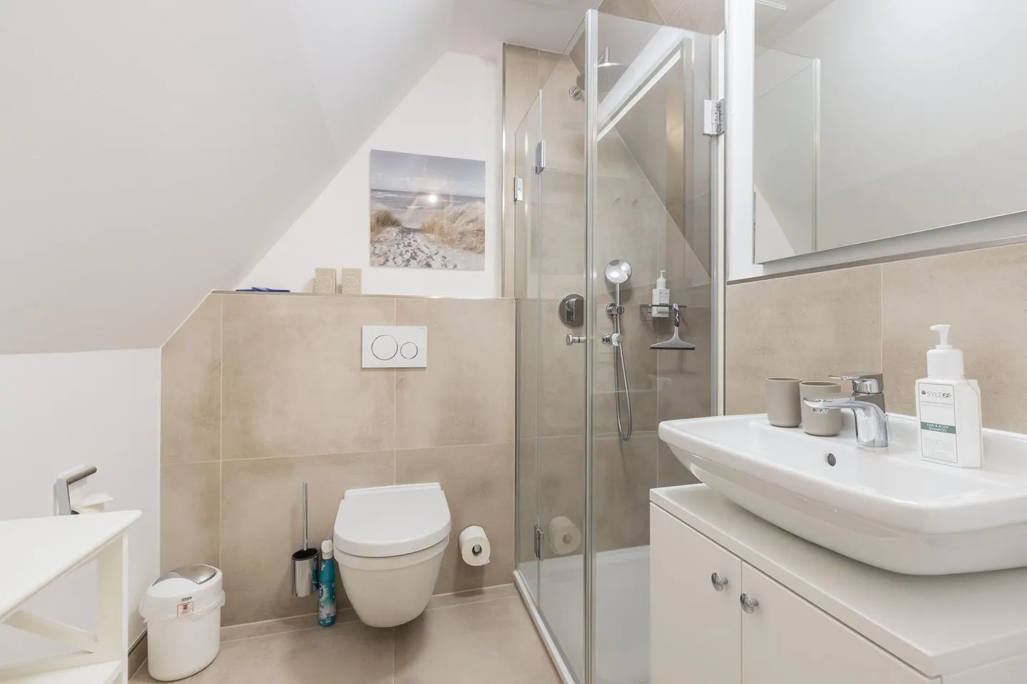 Strandgut Wohnung 10 Wenningstedt - Badezimmer