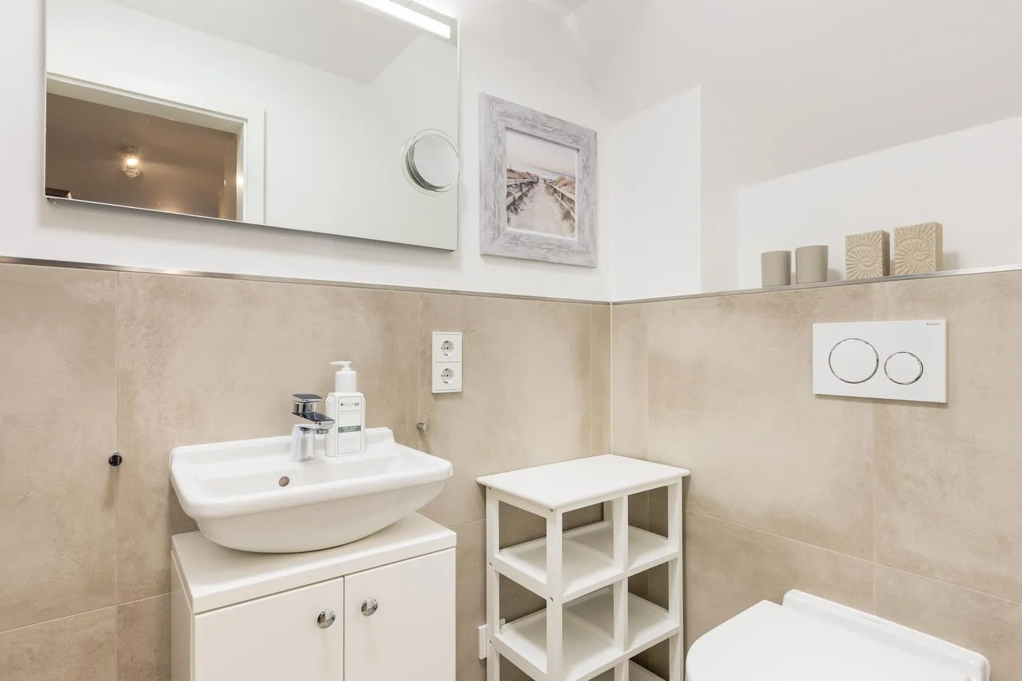 Strandgut Wohnung 9 Wenningstedt - Badezimmer