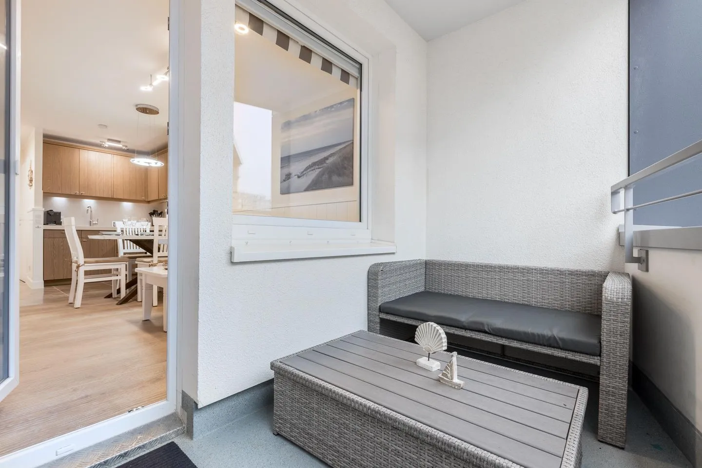 Haus Ankerlicht Whg. 68 Westerland - Balkon