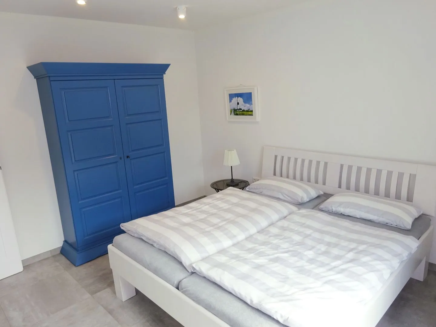 Haus *Weiße Düne* Ferienwohnung Weiße Düne 4 Wittdün auf Amrum - Schlafzimmer 1 in der Ferienwohnung Weiße Düne 4 in Wittdün auf Amrum