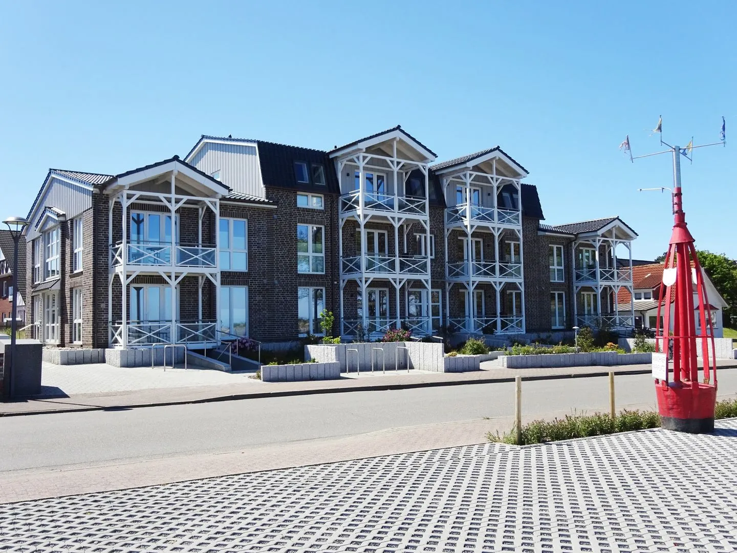 Haus *Weiße Düne* Ferienwohnung Weiße Düne 4 Wittdün auf Amrum - Blick auf das Feriendomizil Weiße Düne in Wittdün auf Amrum