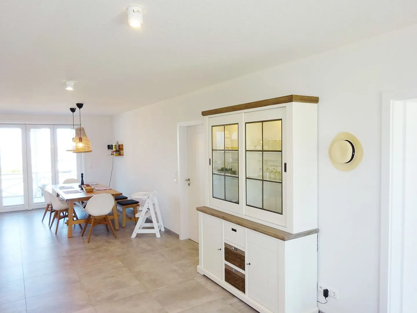 Haus *Weiße Düne* Ferienwohnung Weiße Düne 4 Wittdün auf Amrum - Wohnzimmer in der Ferienwohnung Weiße Düne 4 in Wittdün auf Amrum