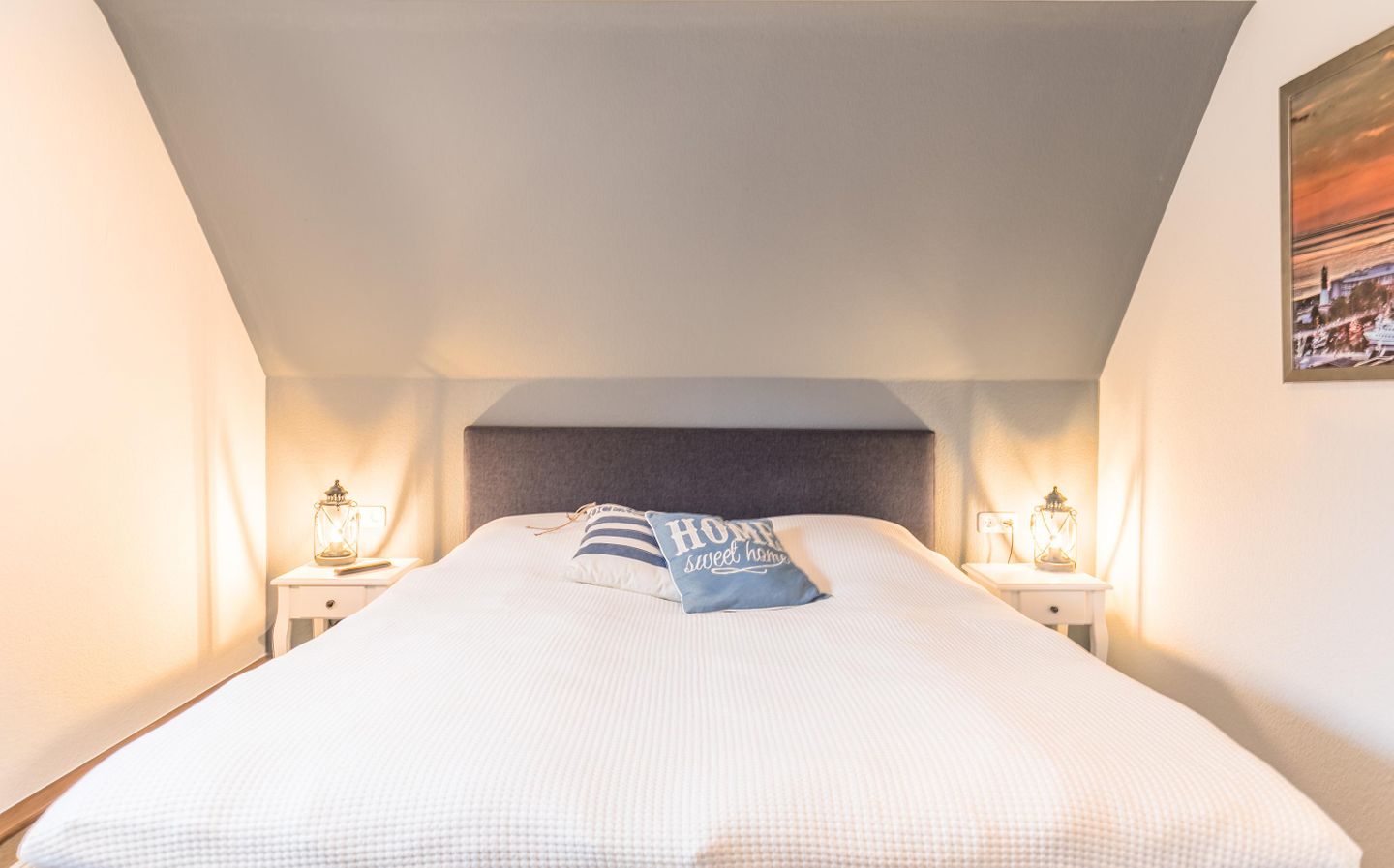 Ferienhaus Nino Schlafzimmer Obergeschoss