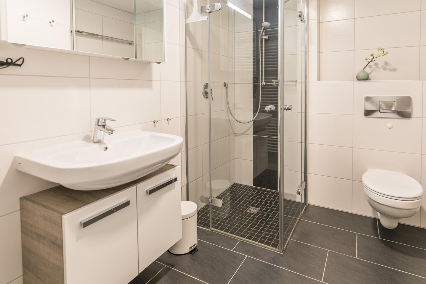 Ferienwohnung Bamberger`s, Duschbad