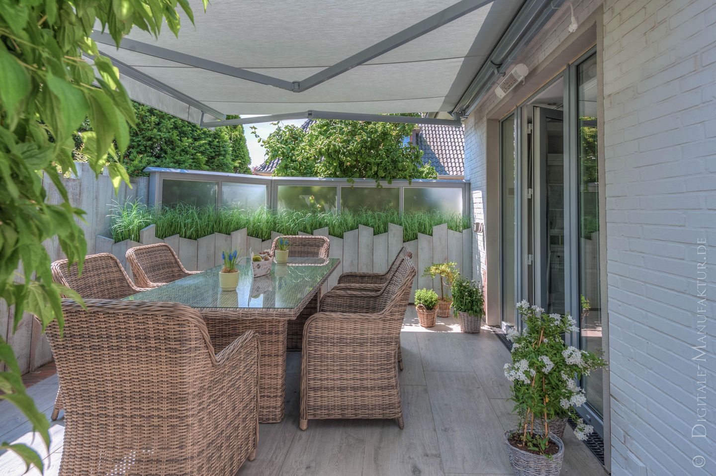 Ferienhaus Kleine Flucht Terrasse