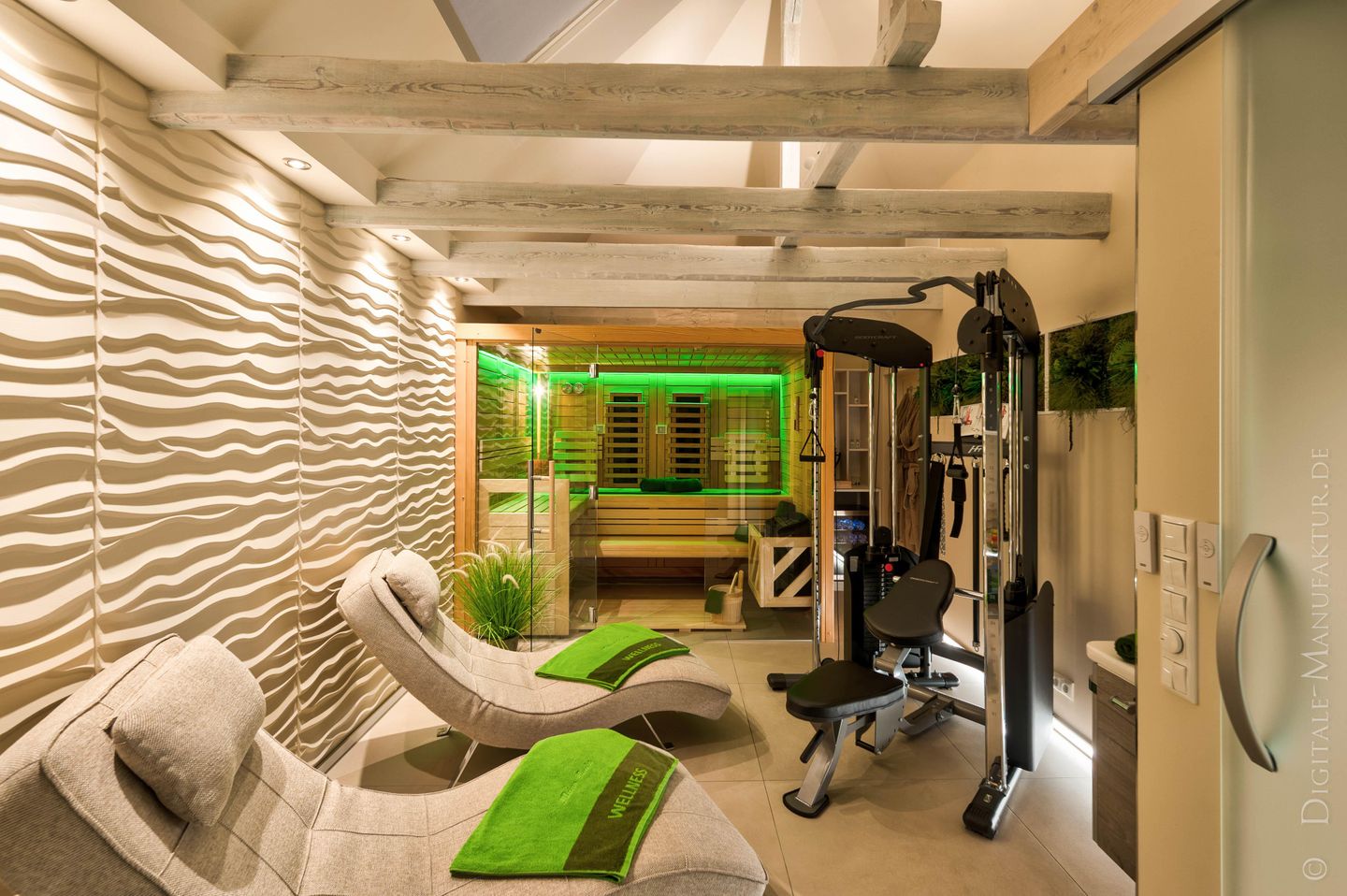 Ferienhaus Kleine Flucht Ruhe- und Fitnessraum