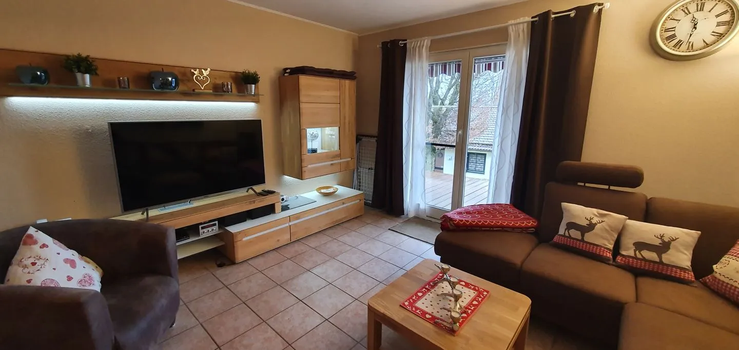 Feriendorf Hochbergle Haus 131 Lechbruck am See - Wohnzimmer
