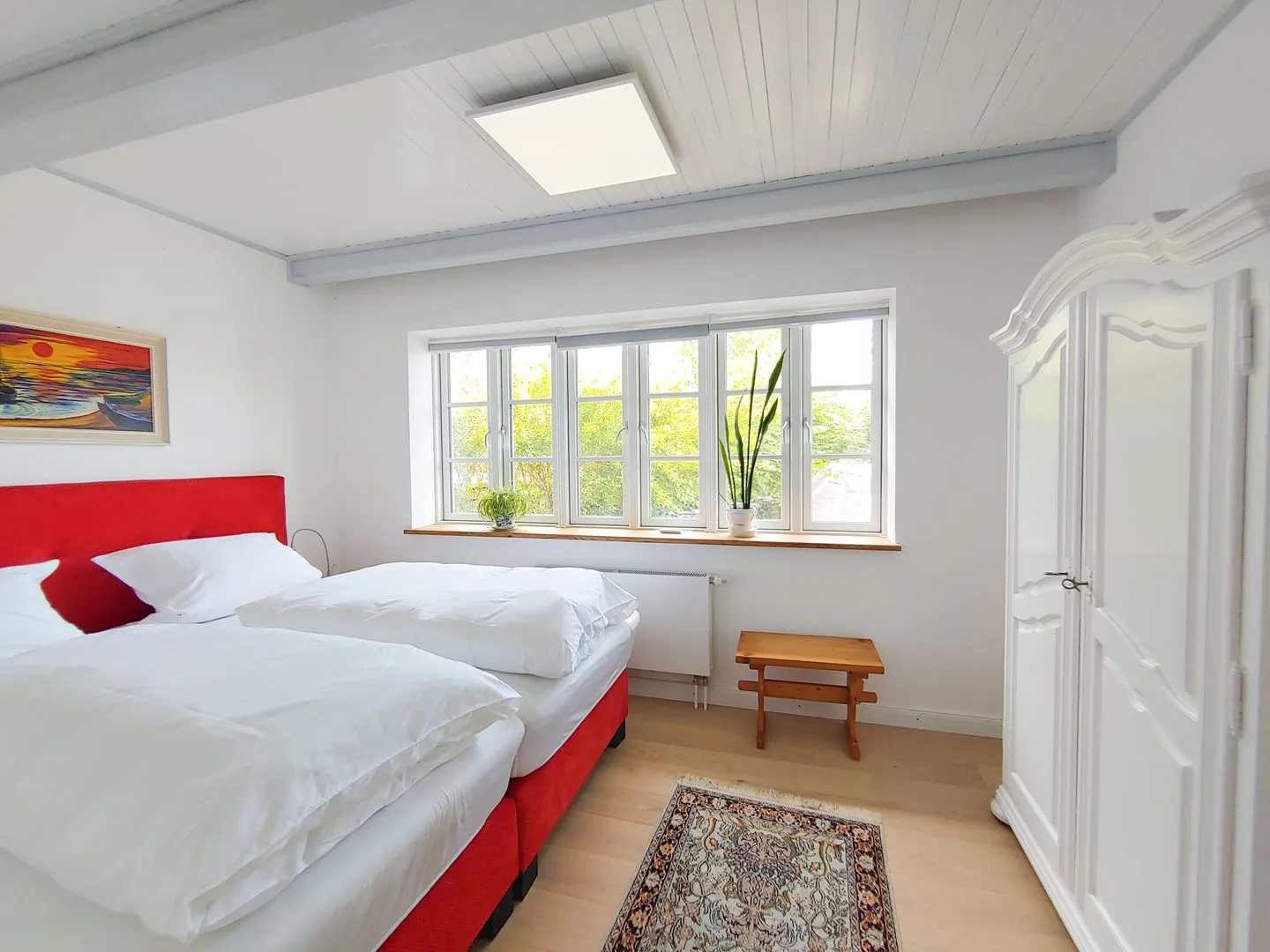 Erika's Hüs Ferienwohnung „Blä Waanang" Nebel auf Amrum - Schlafzimmer