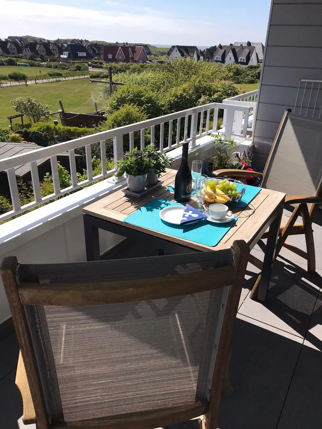 Appartement MEERzeit Wenningstedt - Balkon