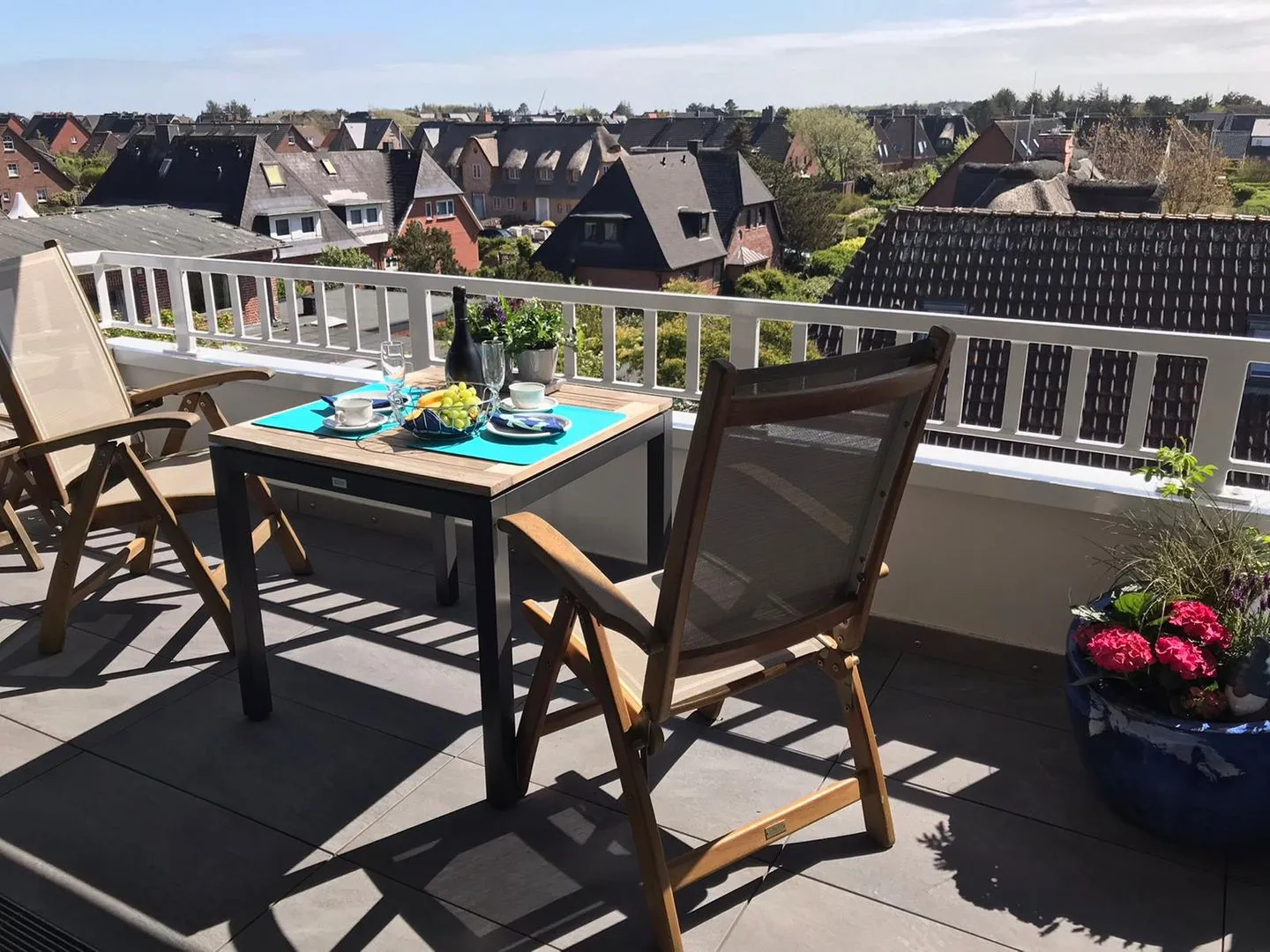 Appartement MEERzeit Wenningstedt - Balkon
