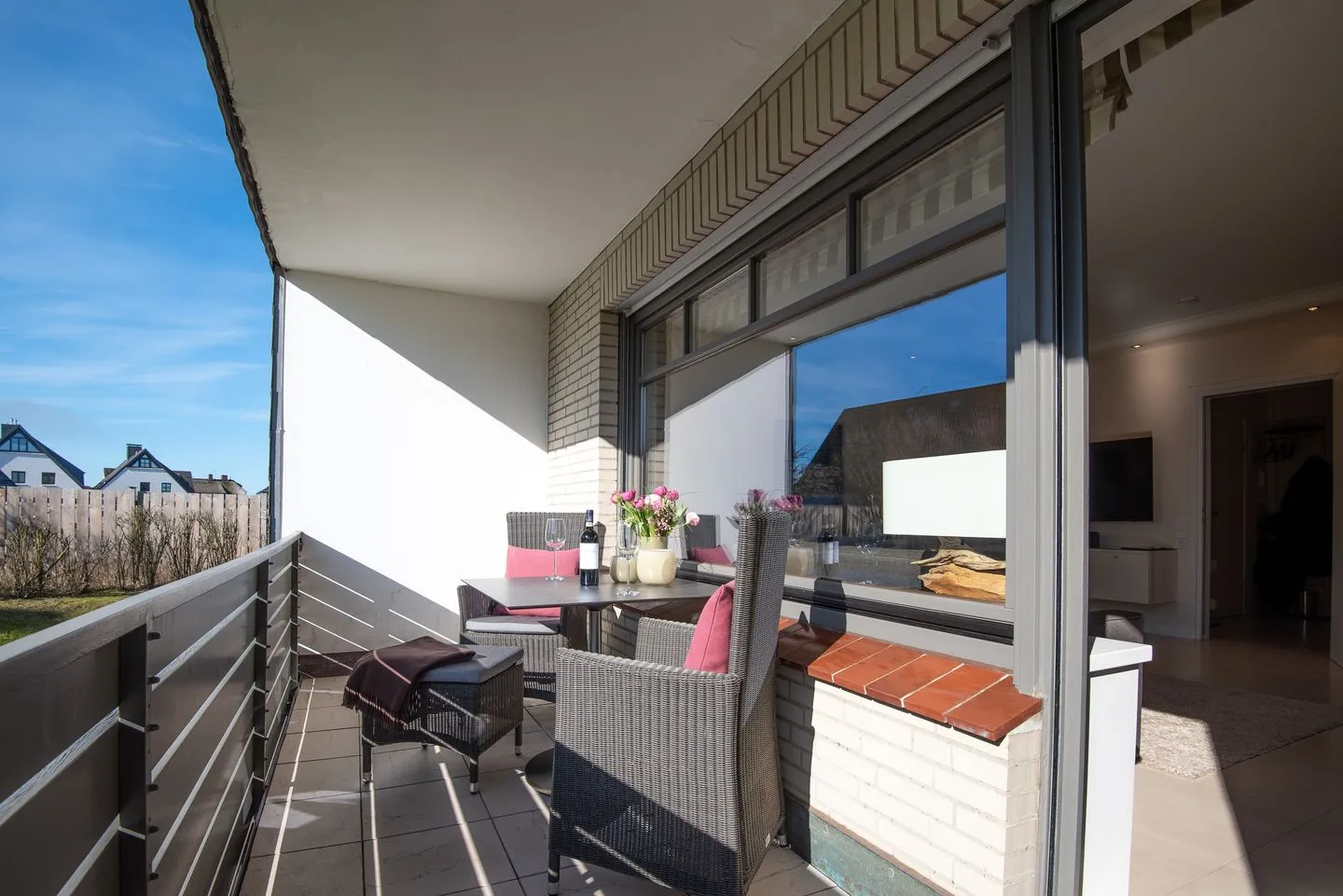 Hüs Strönhafer, App. 3 Wenningstedt - Balkon