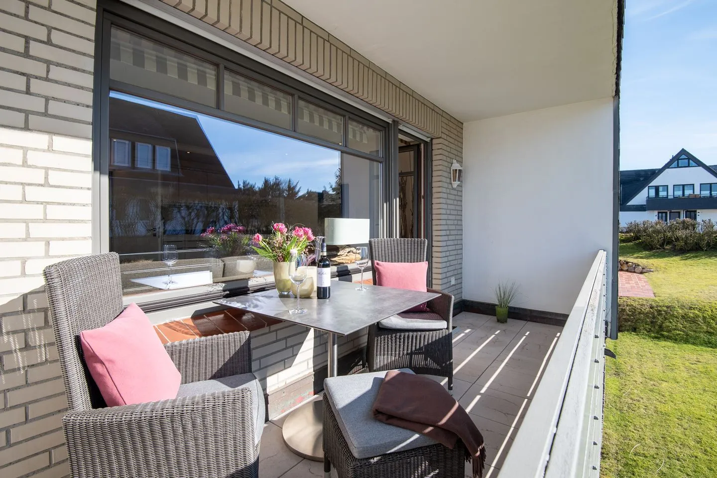 Hüs Strönhafer, App. 3 Wenningstedt - Balkon