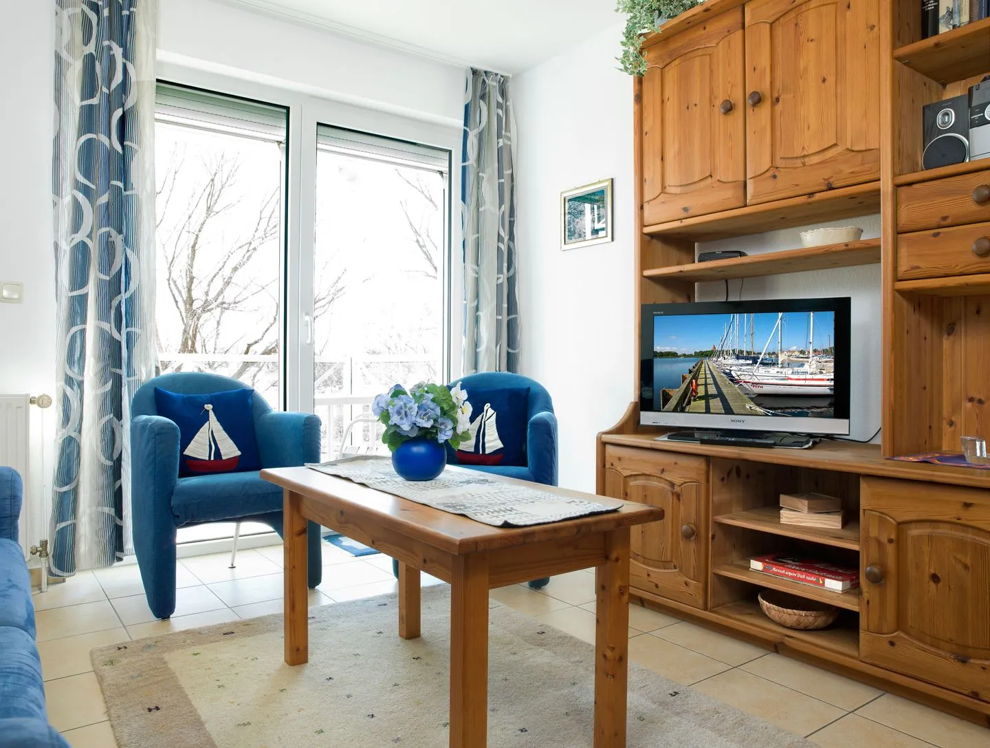 Residenz am Yachthafen Strandaster Kirchdorf - Living room