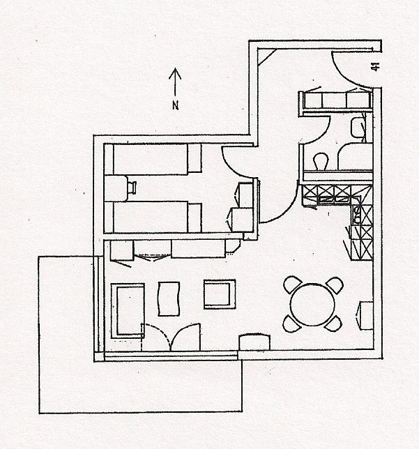 Residenz am Strand Wohnung 2-41 Ostseeheilbad Zingst - Grundriss