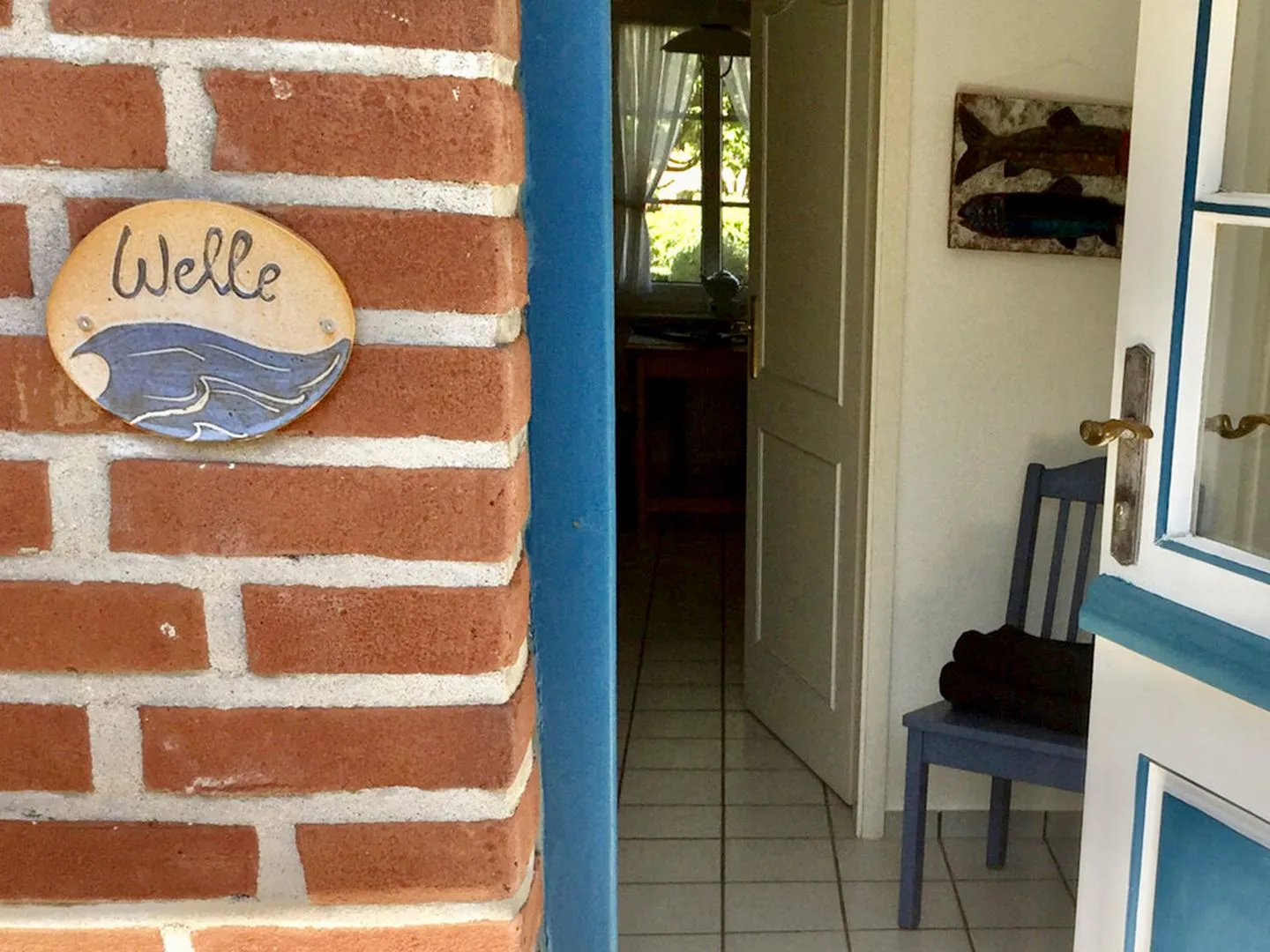 Haus Anneliese Ferienwohnung Welle Norddorf auf Amrum - Eingang zur Ferienwohnung Welle in Norddorf auf Amrum